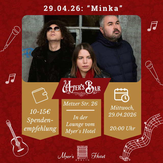 Konzertplakat Minka